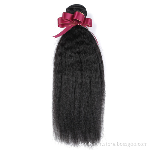 Unprocessed Virgin Raw Natural 100% Human Hair Bundle,Virgin Kinky Straight Hair,Wholesale Raw Virgin Remy Hair Malaysian Hair